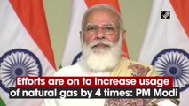 Efforts are on to increase usage of natural gas by 4 times: PM Modi