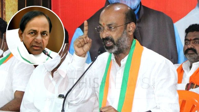 Bandi Sanjay Challenges CM KCR బండి సంజయ్ చార్మినార్ టూర్‌తో హైదరాబాద్‌లో హైటెన్షన్...!!
