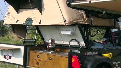 YALOVA - Off-road tutkunu kardeşler, ihtiyaçları için yaptıkları kamp römorkörüne talep artınca seri üretime geçti