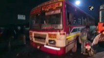 कानपुर में तेज रफ्तार बस की टक्कर से एक की मौत, 3 लोग घायल