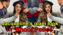Jacqueline shares sneak peek of her glam look in Bhoot Police Jacquelines glam look