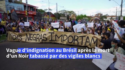 Brésil: vague d'indignation après la mort d'un Noir tabassé par des vigiles blancs