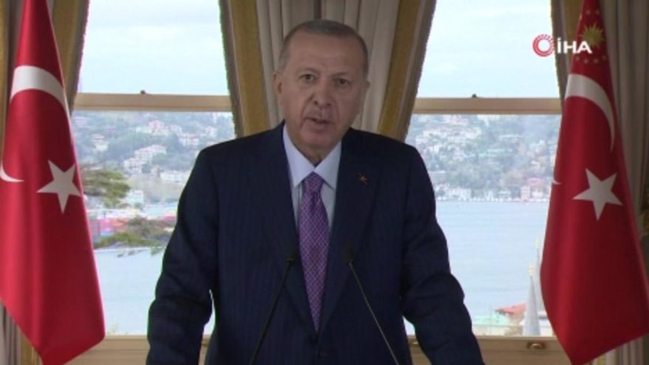 Cumhurbaşkanı Erdoğan’dan G-20 Liderler Zirvesi’ne görüntülü mesaj
