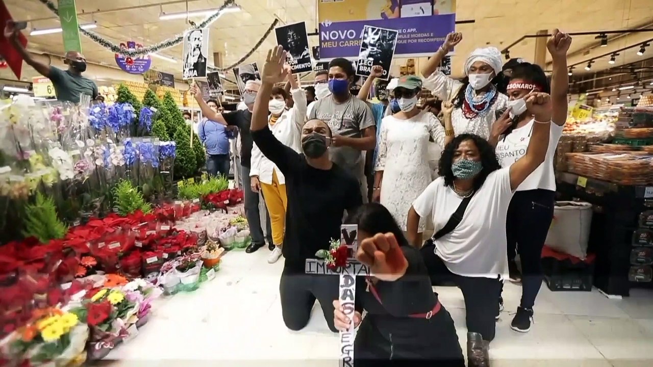 Протесты "Жизни чёрных важны" в Бразилии