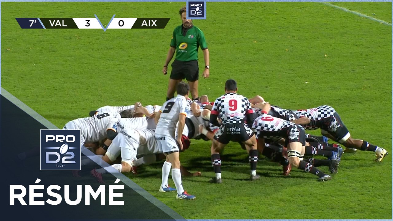 PRO D2 - Résumé Valence Romans Drôme Rugby-Provence Rugby: 13-14 - J10 - Saison 2020/2021