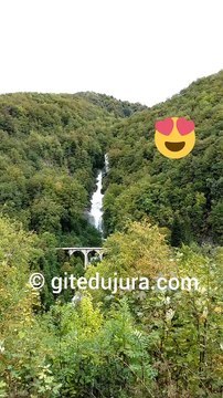 Cascade Bief de la ruine, Gorges de la Saine, Montagnes Jura France - Location Vacances Gîtes classés - gitedujura.com