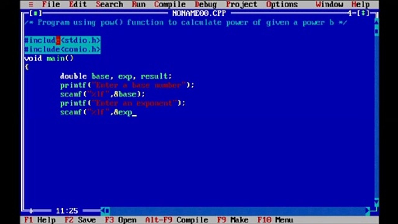 C Programming and Coding for Beginners Part 18 | Calculate power using pow ( ) function | by prem sir | PremnArya