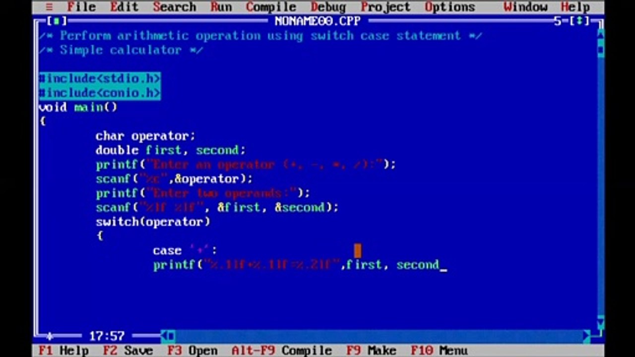 C Programming and Coding for Beginners Part 20 | Simple calculator using switch case | by prem sir | By PremnArya