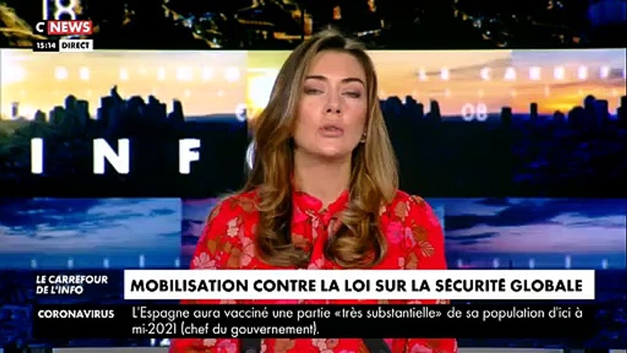 Loi "Sécurité globale" : Des milliers de personnes manifestent à Paris et dans plusieurs villes contre le texte pénalisant la diffusion d'images des forces de l'ordre, adopté hier par l'Assemblée nationale