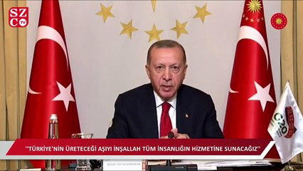 Erdoğan'dan yerli corona virüsü aşısı açıklaması