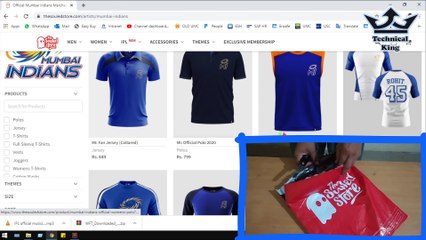 Unboxing - Mumbai Indian Jersey - MI T-shirt