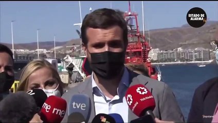 CASADO RECRIMINA A SÁNCHEZ LA SITUACIÓN EN CANARIAS