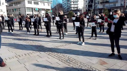 Le Mans : manifestation du collectif Danse Sarthe - 21 novembre 2020