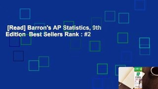 [Read] Barron's AP Statistics, 9th Edition  Best Sellers Rank : #2