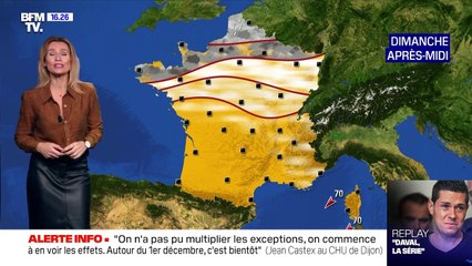 La météo pour ce dimanche 22 novembre 2020