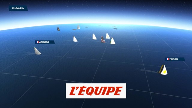Ruyant devant Thomson et Dalin - Voile - Vendée Globe