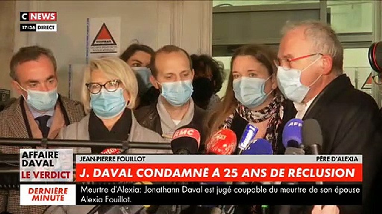 Procès Jonathann Daval - Revoir en intégralité la première réaction de la famille d'Alexia qui se félicite de la condamnation à 25 ans de Jonathann : "C'est la fin d'un combat et on va essayer de se reconstruire"