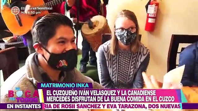 Pareja de peruanos y gringas asi es la convivencia en la ciudadela de Cuzco