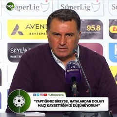 Mustafa Kaplan: "Yaptığımız bireysel hatalardan dolayı maçı kaybettiğimizi düşünüyorum"