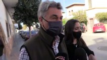 Tras las palabras de Teresa Rivera, su hermnao Antonio comparte la gran pena de la familia