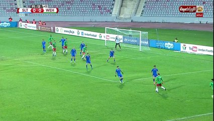 الدقائق الاحيرة المجنونة من لقاء الوحدات والسلط والذي انتهى سلبيا ..