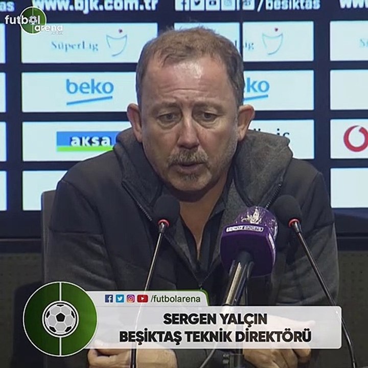 Sergen Yalçın: "Beşiktaş'ın futbolcusu nasıl olmalı ve sahada ne yapmalı, bunu bilsinler"