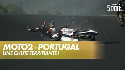 Arón Canet chute au pire endroit de Portimão