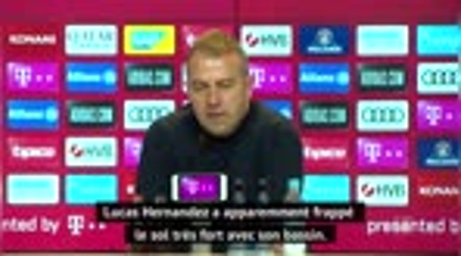 8e j. - Lucas Hernandez blessé, Flick cite Sarr et Tolisso comme solutions