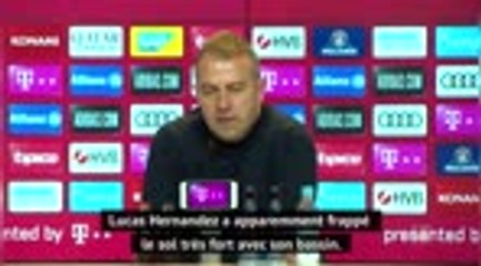 8e j. - Lucas Hernandez blessé, Flick cite Sarr et Tolisso comme solutions