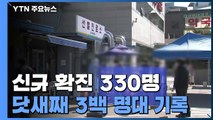 어제 신규 확진 330명...국내발생 302명, 해외유입 28명 / YTN