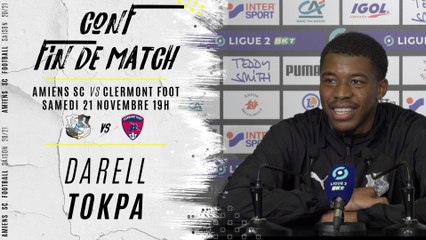 Conférence d'après match ASC-CF63: Darell Tokpa
