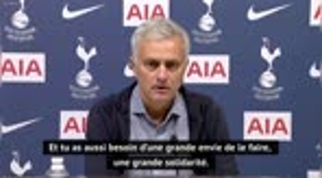 9e j. - Mourinho : Je suis très content et très fier de mes joueurs