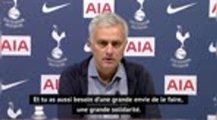 9e j. - Mourinho : "Je suis très content et très fier de mes joueurs"