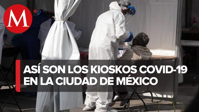 Así operan los módulos para pruebas rápidas de covid-19 en CdMx