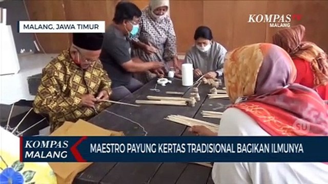 Mbah Rasimun, Sang Maestro Payung Kertas Tradisional Berbagi Ilmu