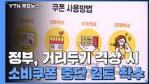 정부, 거리두기 격상 시 소비쿠폰 중단 검토 착수 / YTN