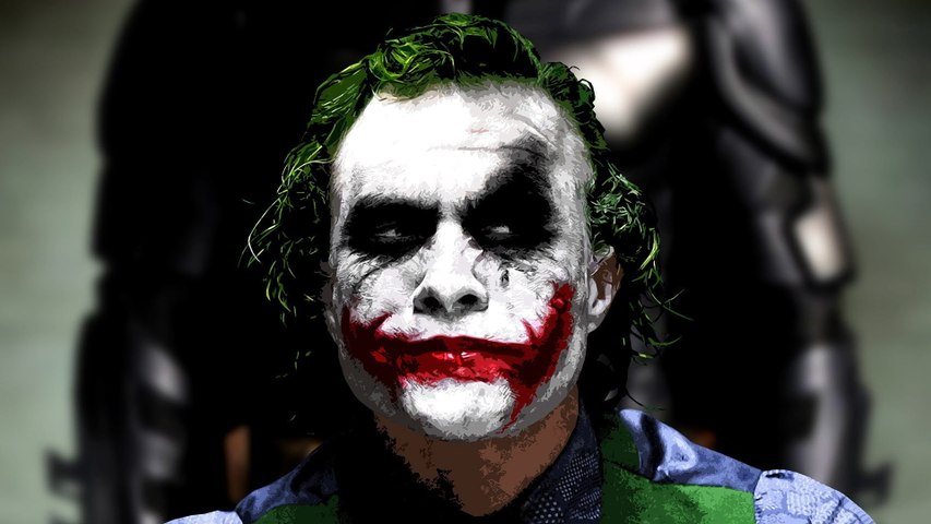 The Dark Knight Movie 2008 Best Scenes of The Joker Heath Ledger