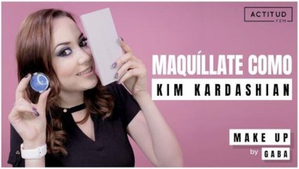 Maquíllate como Kim Kardashian en 5 minutos | ActitudFem