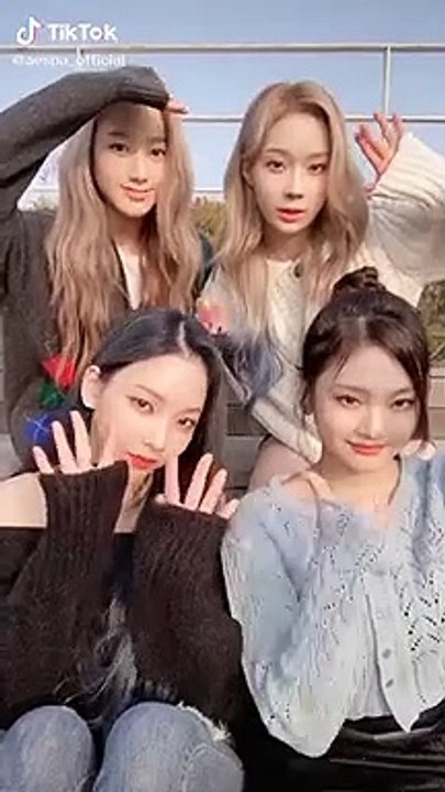 AESPA FIRST TIKTOK VIDEO
