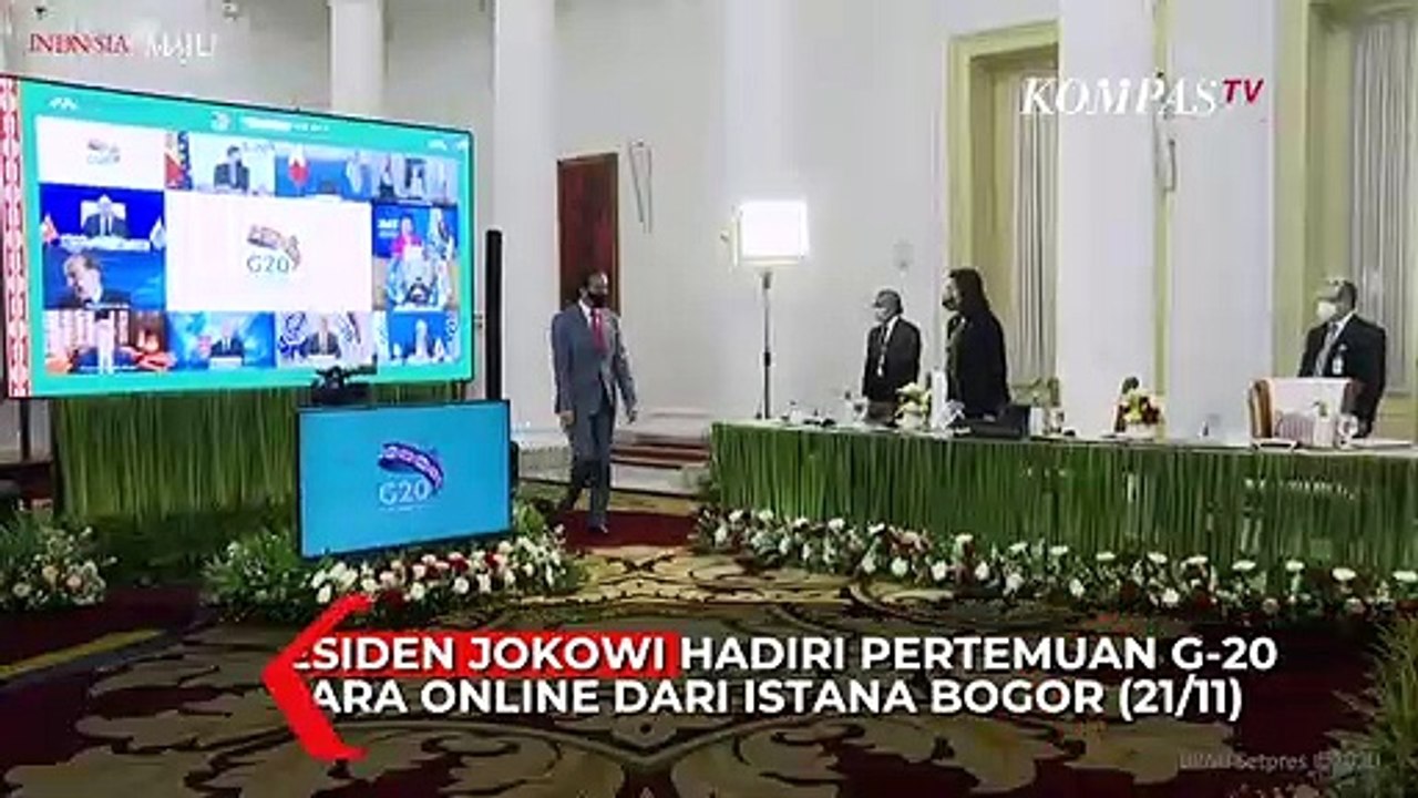 Hadiri KTT G-20, Jokowi Ajak Negara G-20 Menangi Perang Melawan 2 Hal Ini