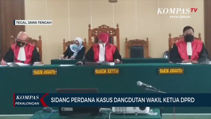 Sidang Perdana Kasus Dangdutan Wakil Ketua DPRD