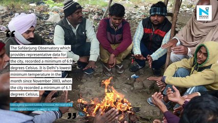 Delhi records coldest November morning since 2003, air quality in 'poor' category