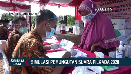 Descargar video: Simulasi Pemungutan Suara Pilkada 2020