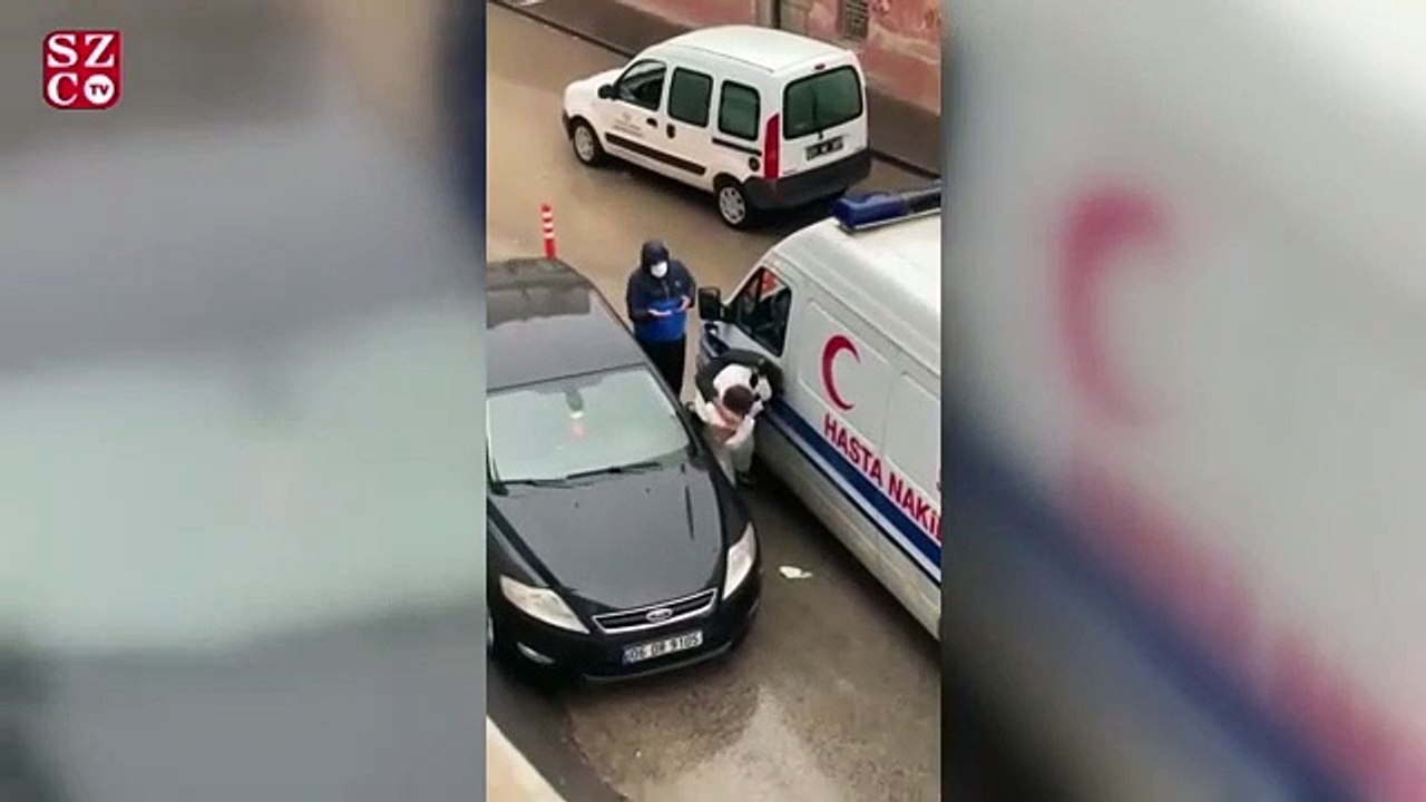 Trafikte darp edilen ambulans şoförü: Tehdit telefonları alıyorum