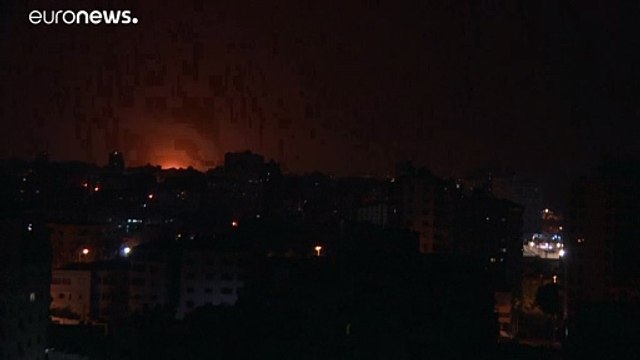 Israel bombardea objetivos de Hamás en Gaza tras el disparo de un cohete