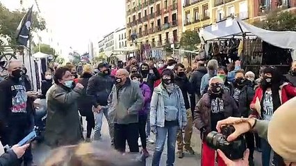 Protestas de vendedores del Rastro