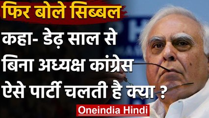 Kapil Sibal ने फिर उठाए सवाल, कहा- अब पहले की तरह प्रभावी नहीं रही Congress | वनइंडिया हिंदी