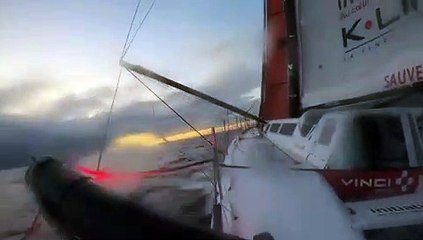 A bord d'Initiatives Coeur Sam Davies