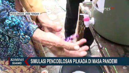 378 Warga Pekalongan Ikuti Simulasi Pencoblosan Pilkada Serentak di Tengah Pandemi