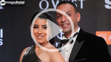 قبلة حميمة من آيتن عامر لزوجها تشعل هجوما ضدها